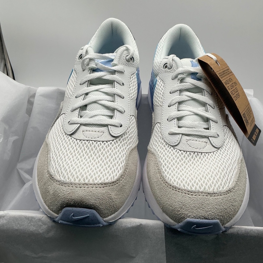 Nike Air Max System Womens Sneakers White Light‎ Blue Grey DM9538-101 NEW